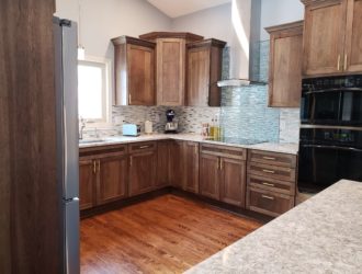 Showplace Hickory & Painted Kitchen Cabinets