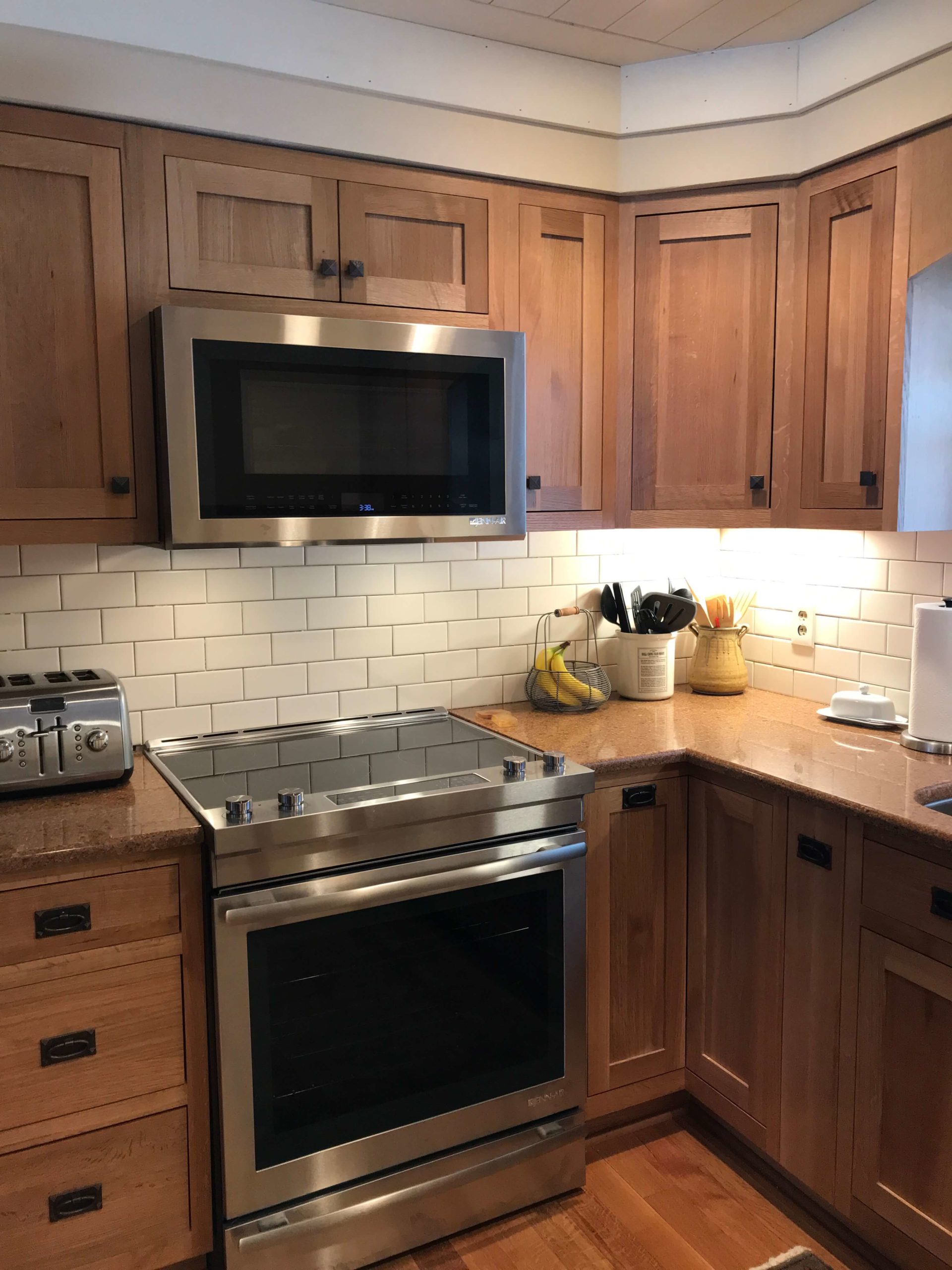 Quartersawn Oak Red Birch Cabinets