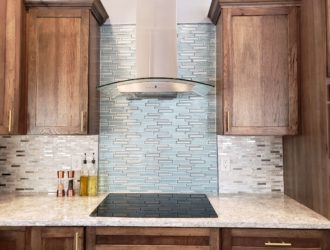 Showplace Hickory & Painted Kitchen Cabinets