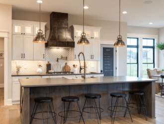 Showplace Painted & Ru Alder Kitchen Cabinets