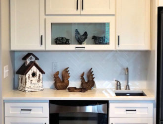 Homecrest Painted Kitchen Cabinets