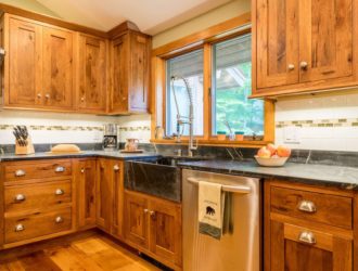 Candlelight Hickory Kitchen Cabinets