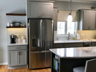 Homecrest Painted Kitchen Cabinets
