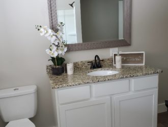 White Painted Cabinet Vanity