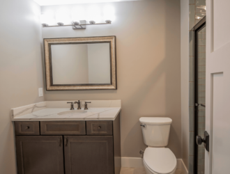 Showplace Maple Bathroom Vanity Cabinets
